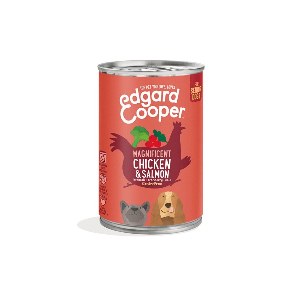 Edgard Cooper konserv koerale, kanaliha ja lõhega 400 g