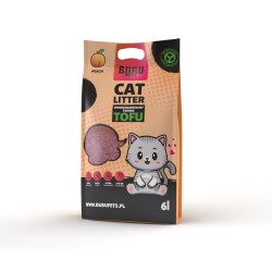 Bubu Pets virsiku lõhnaga tofu kassiliiv 2,5 kg - 6L
