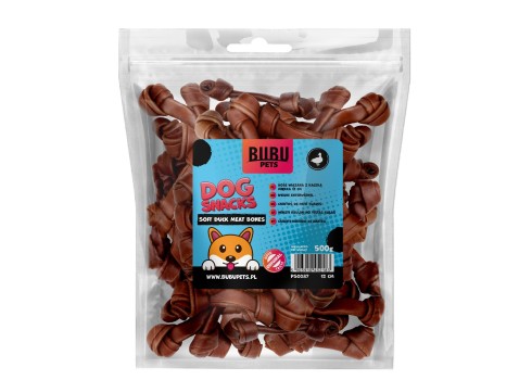 Bubu Pets koeramaius sõlmluu pardiga 12cm 500g