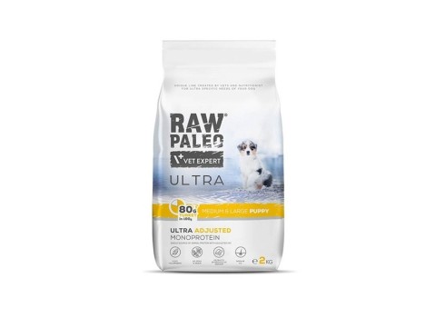 RAW PALEO KUTSIKA TÄISSÖÖT ULTRA KESK.-SUUR TÕUG KALKUN 2KG