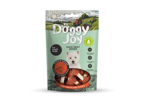 Doggy Joy duck meat bones närimismaiused koertele 55g