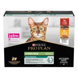 Pro Plan Sterilised kassieine multipakk veise ja kanaga, 85g N7+3