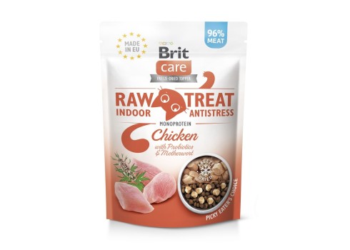 Brit Care Raw külmkuivatatud maius Indoor & Antistress kassidele 40g