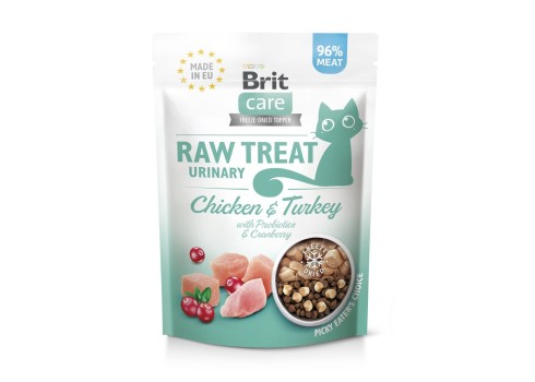 Brit Care Raw külmkuivatatud maius Urinary steriliseeritud kassidele 40g