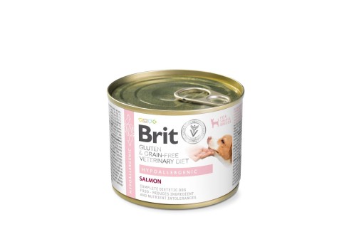 Brit Veterinary Diet Hypoallergenic konserv koertele 200g