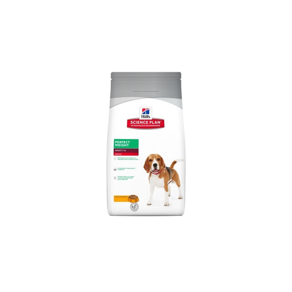 Hill´s koeratoit Adult Perfect Weigth Medium 2kg