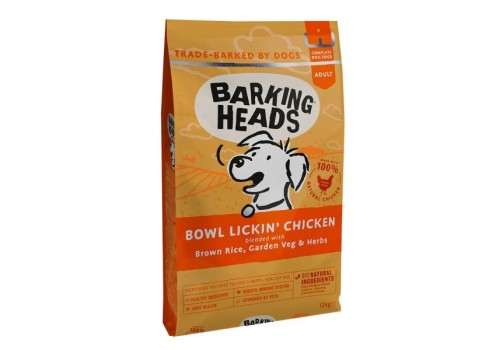 BARKING HEADS KOERA TÄISSÖÖT BOWL LICKIN GOODNESS KANA 12KG