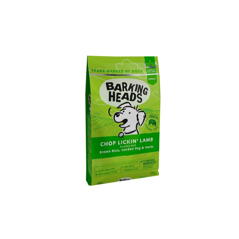 BARKING HEADS KOERA TÄISSÖÖT BOWL LICKIN GOODNESS LAMMAS 12KG