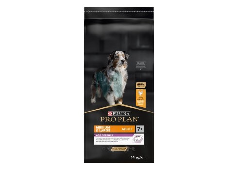 PRO PLAN KOERA TÄISSÖÖT KESKM/SUUR TÕUG 7+ KANA 14KG
