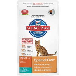 HILL'S SP FELINE OPTIMAL CARE ADULT TUNA kassitoit 1,5kg