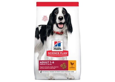 HILLS KOERA TÄISSÖÖT KESK.TÕUG KANA 2,5kg