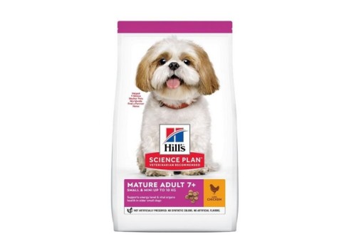 HILLS KOERA TÄISSÖÖT SMALL&MINI MATURE 7+ KANA 3KG