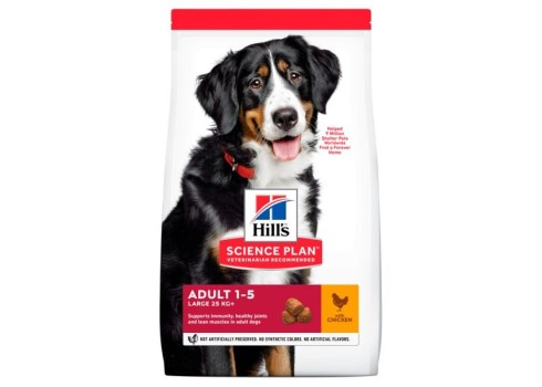 HILLS KOERA TÄISSÖÖT SUUR TÕUG KANA 14KG