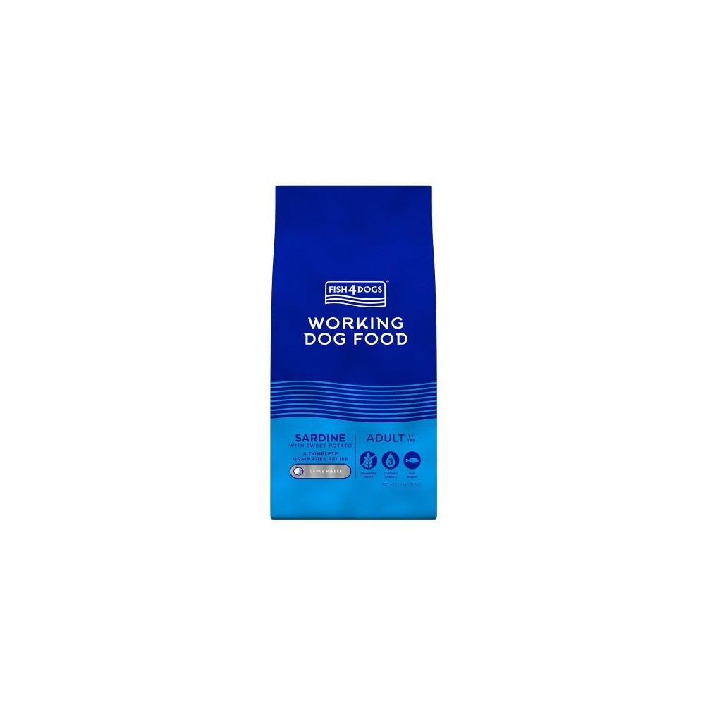 Fish4Dogs koeratoit sardiin suur graanul 12kg