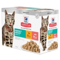 Hill´s einekotikeste Multipack Perfect Weight kassikonserv 12x85g