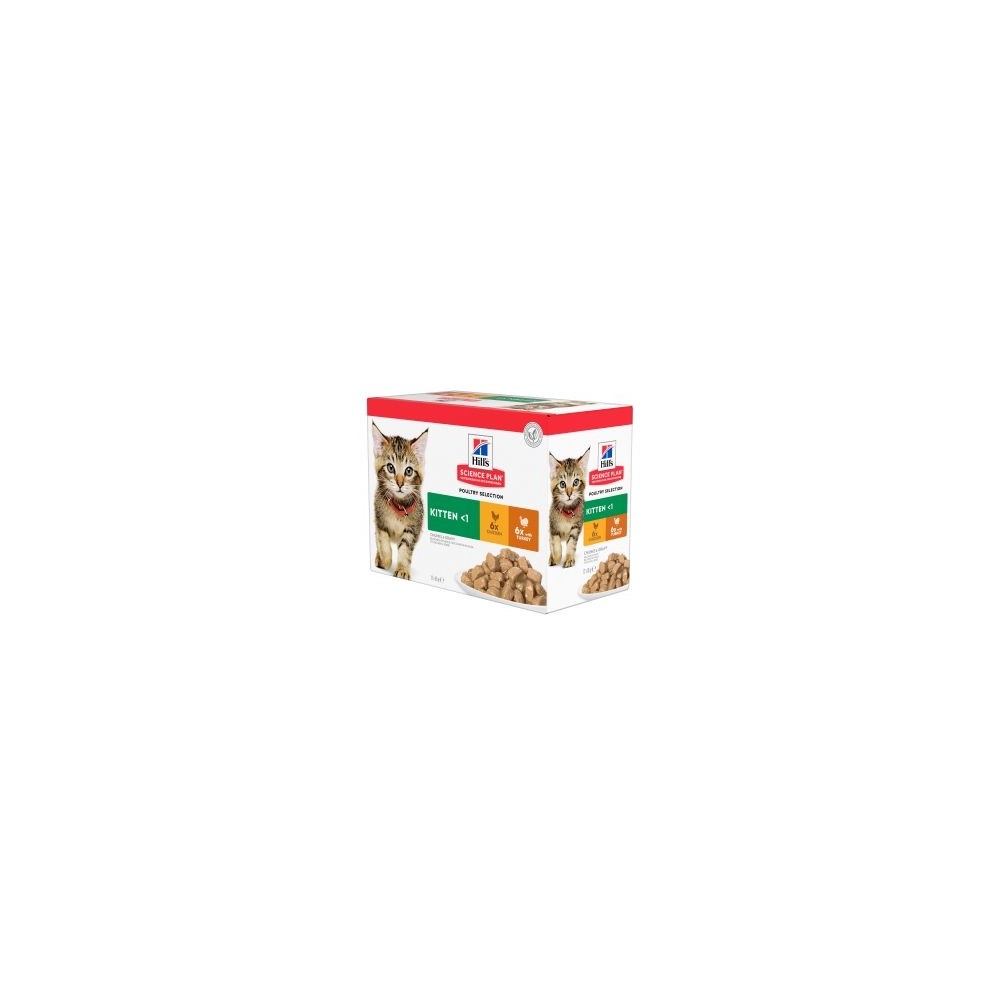 HILLS KASSIPOJA EINEKOTIKE MULTIPACK KANA/KALKUN 12x85g