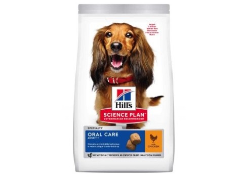 HILLS KOERA TÄISSÖÖT KESK.ORAL CARE KANA 12KG