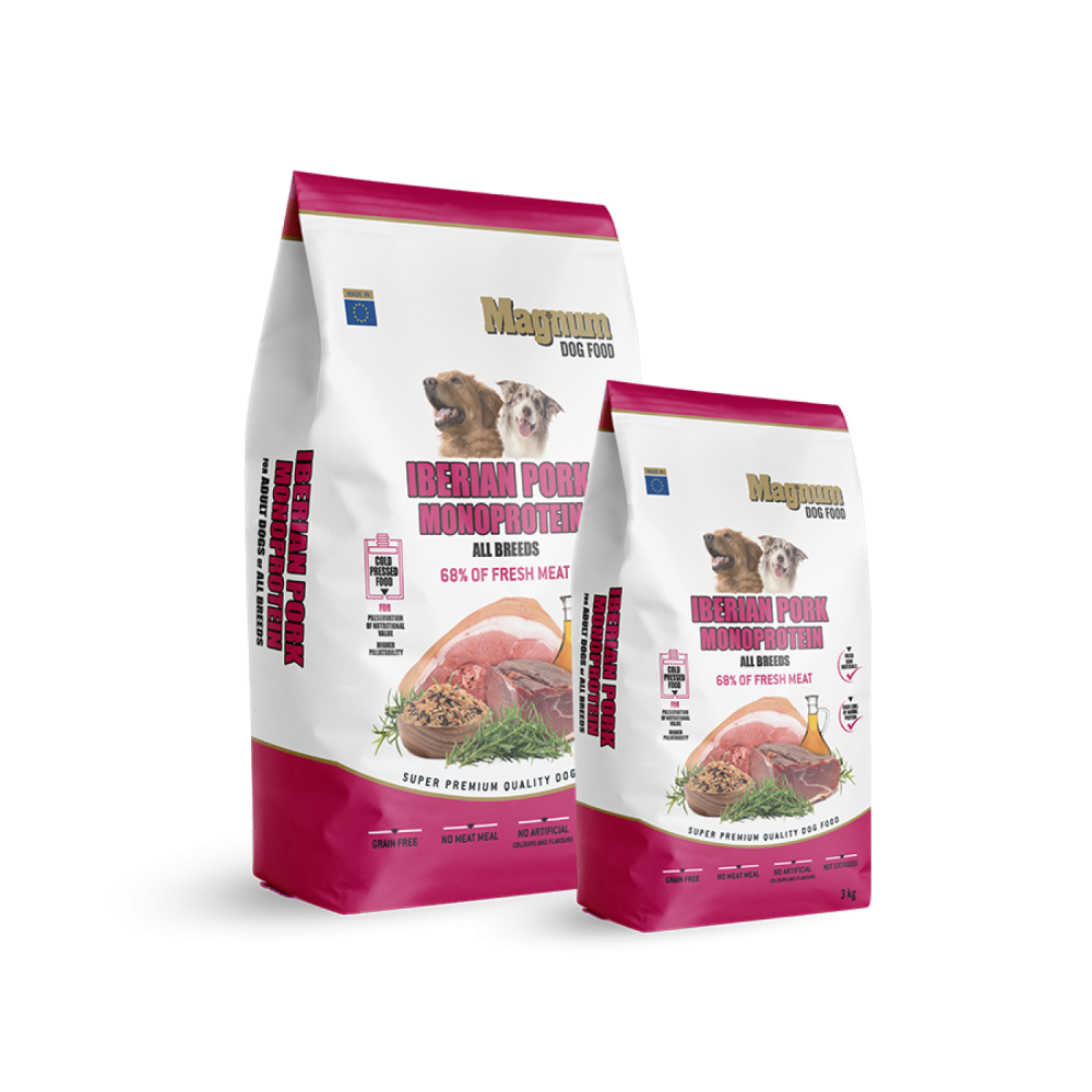 Magnum Dog Food Iberian Pork Monoprotein All Breed koeratoit 12kg