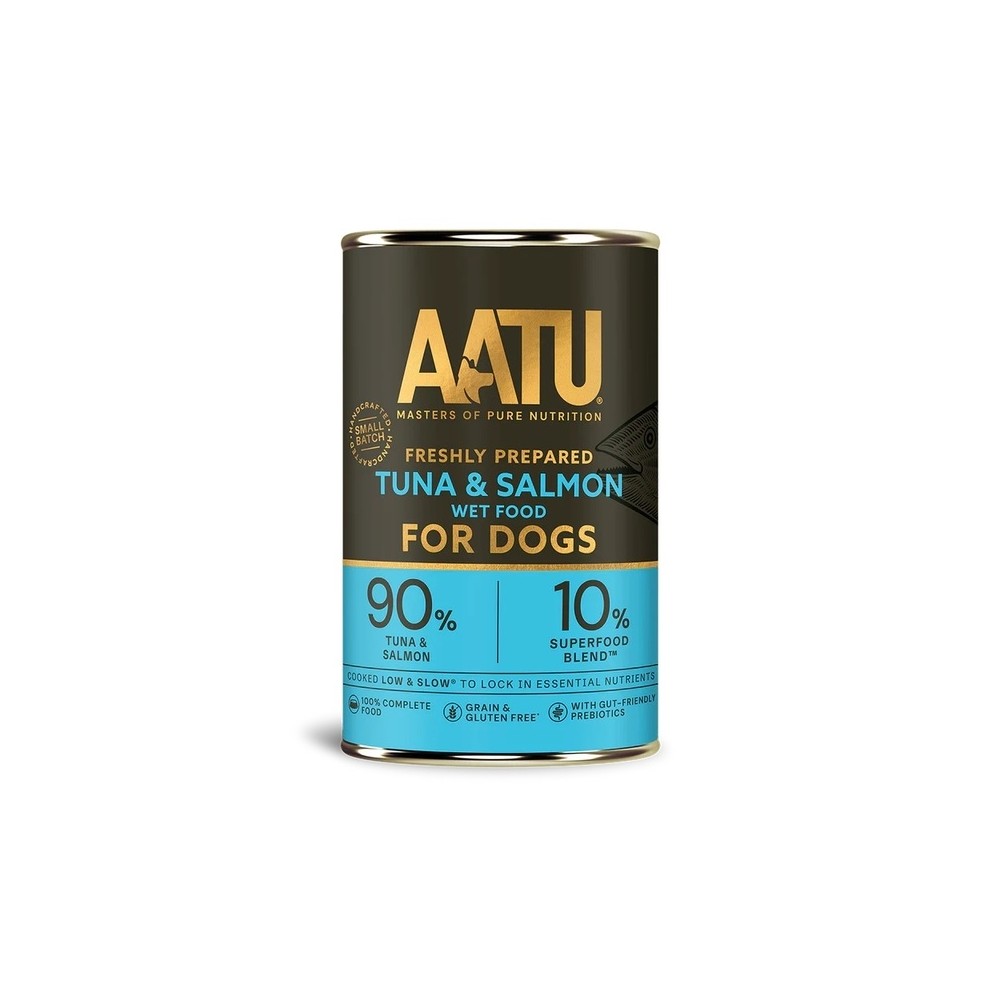 Aatu konserv koertele tuunikala ja lõhega 400 g