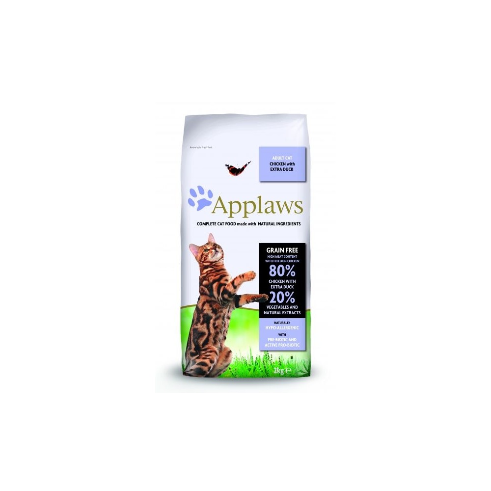 APPLAWS CAT ADULT CHICKEN & DUCK 2kg kassitoit