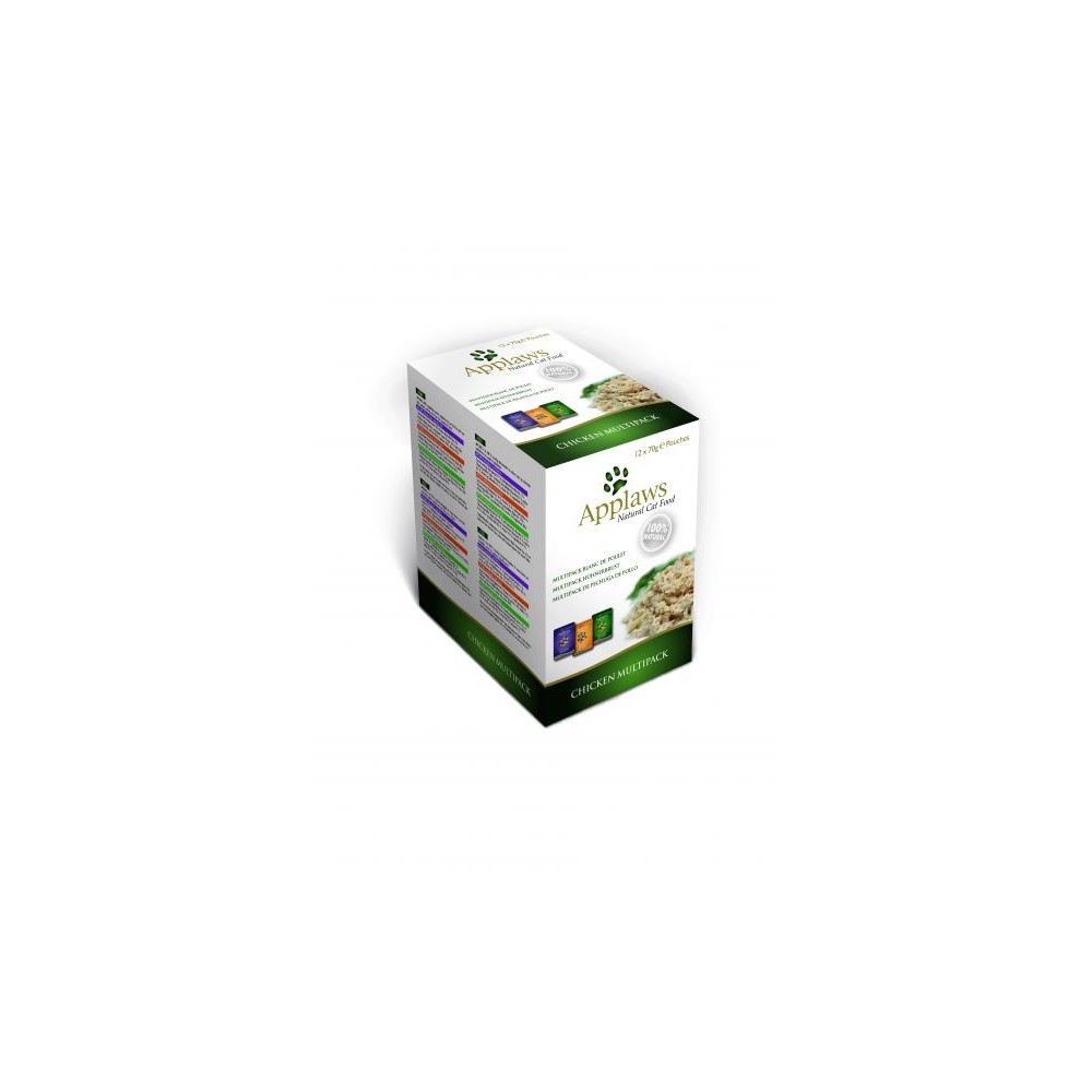 Applaws kassi einekotike multipack Chicken 12x70g