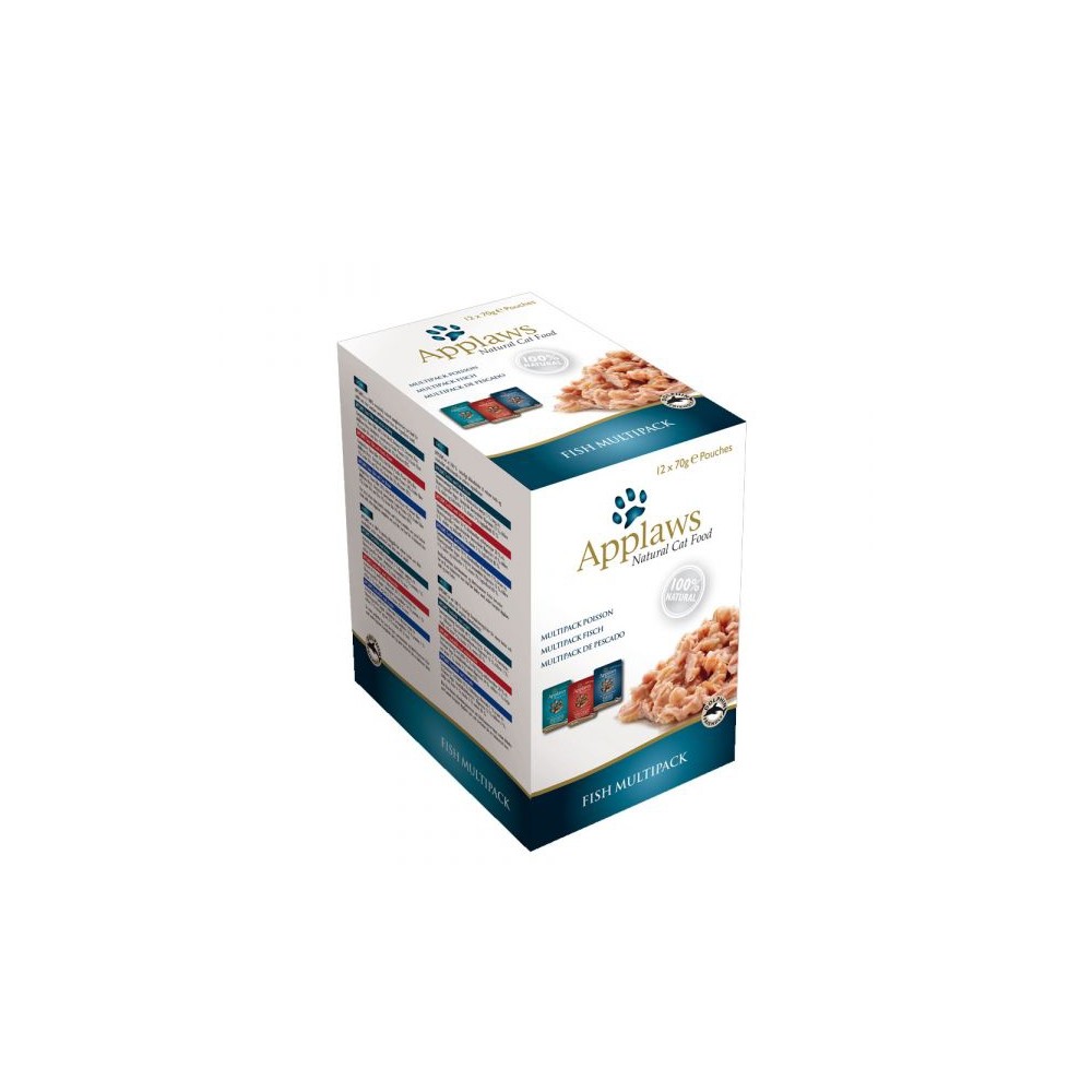 Applaws kassitoit einekotike Fish Multipack 12x70g