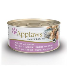 Applaws konserv makrelli ja sardiinidega täiskasvanud kassidele 12x70g