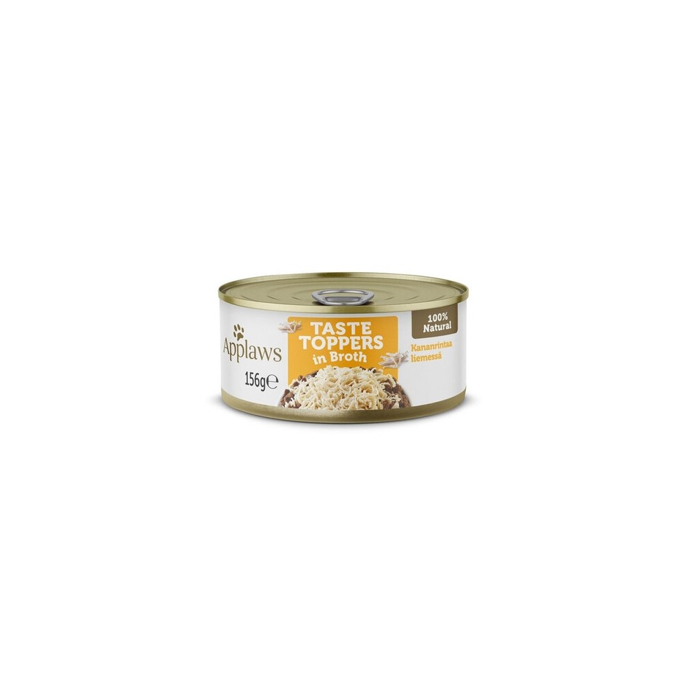 Applaws Taste Toppers konserv koertele, kana puljongis, 156g