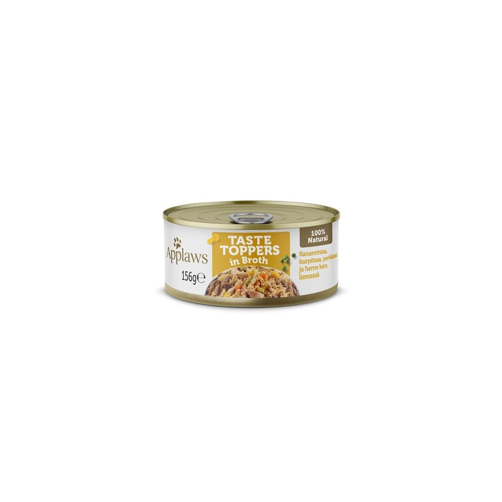 Applaws Taste Toppers konserv koertele kana ja köögiviljadega,156g