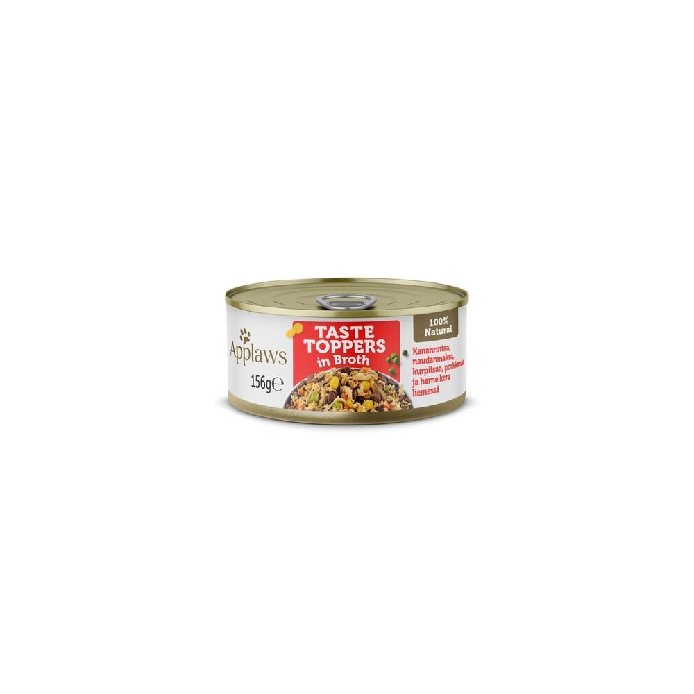 Applaws Taste Toppers konserv koertele kana ja veisemaksaga, 156g