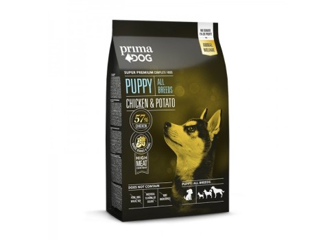 Prima Dog täistoit kana-kartuli kõikidele kutsikatele 20kg
