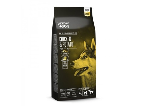 Prima Dog kana-kartul adult koeratoit 20kg