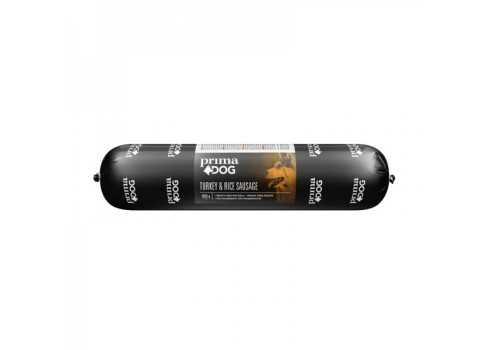 Prima Dog vorst kalkuni-riisi 6x800g