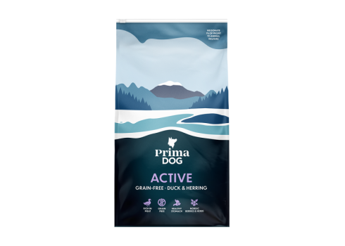 Prima Dog GRAIN FREE ACTIVE pardiliha-heeringa adult 20kg