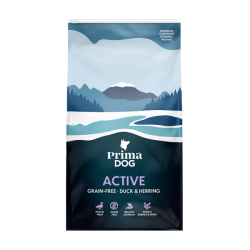 Prima Dog GRAIN FREE ACTIVE pardiliha-heeringa adult 20kg