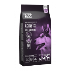 Prima Dog GRAIN FREE ACTIVE pardiliha-heeringa adult 10kg