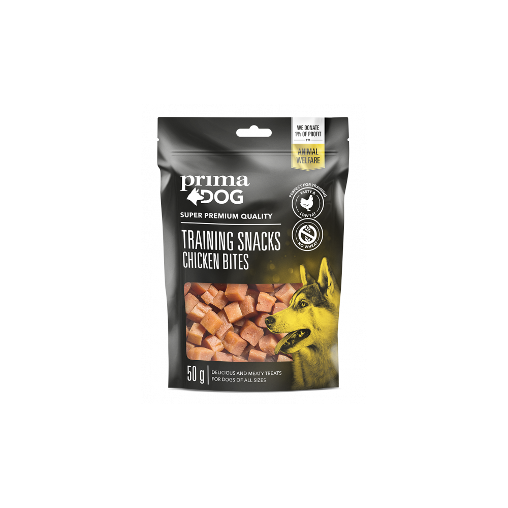 Prima Dog treeningmaius kanaliha ampsud 4x50g Prima Dog treeningmaius kanaliha ampsud 4x50g