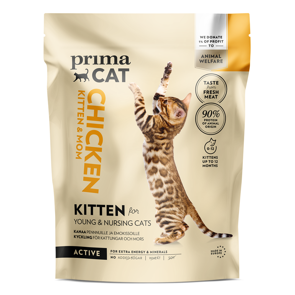 Prima Cat kassitoit kanalihaga kassipoegadele 2x1,4kg