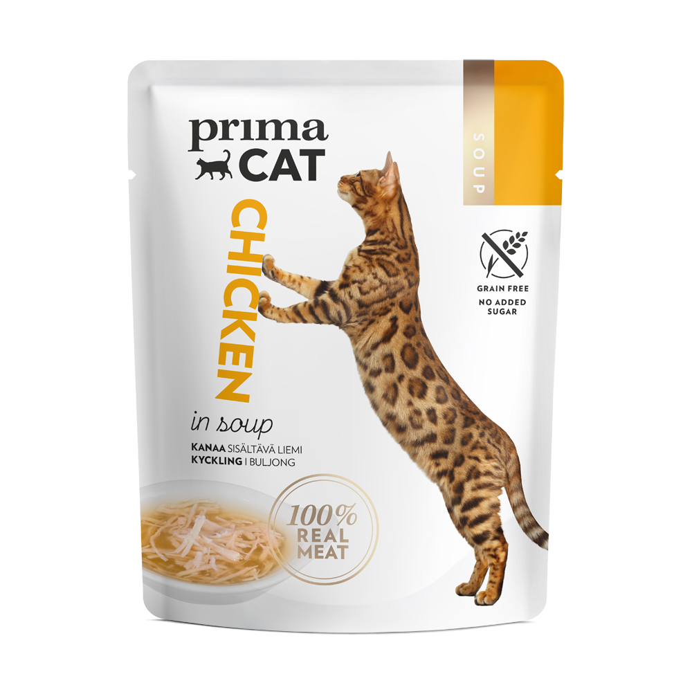 Prima Cat kassi einekotike supp kanalihaga 24x40g