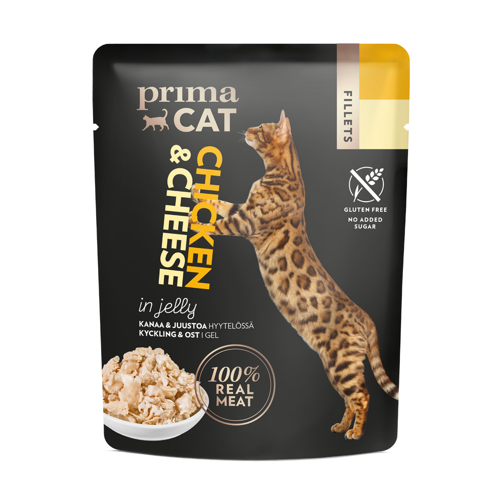Prima Cat kassi einekotike kanaliha juustuga tarrendis 24x50g