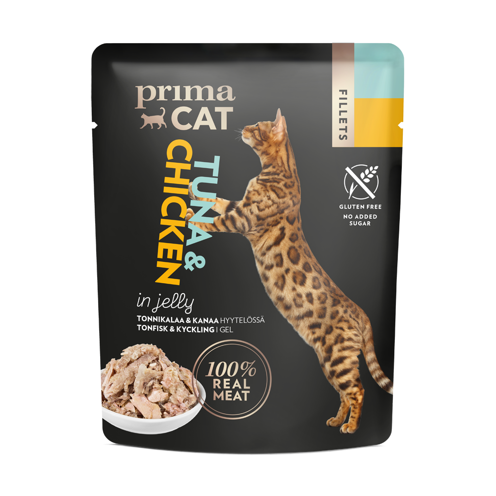 Prima Cat kassi einekotike tuunikala-kanaliha tarrendis 24x50g