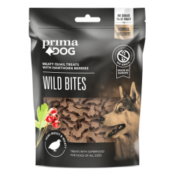 Prima Dog Wild Bitesi vutiliha ja viirpuuga koeramaius 4x100g