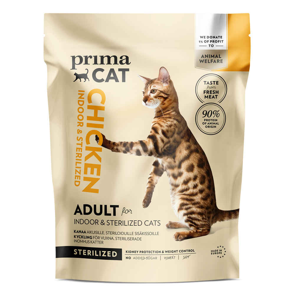 Prima Cat kassitoit kanalihaga steriliseeritud kassidele 2x1,4kg