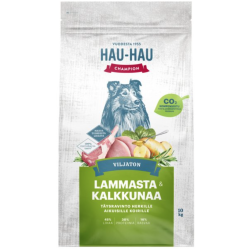 Hau Hau lammas-kalkun teraviljavaba koeratoit täiskasvanud koertele 10kg