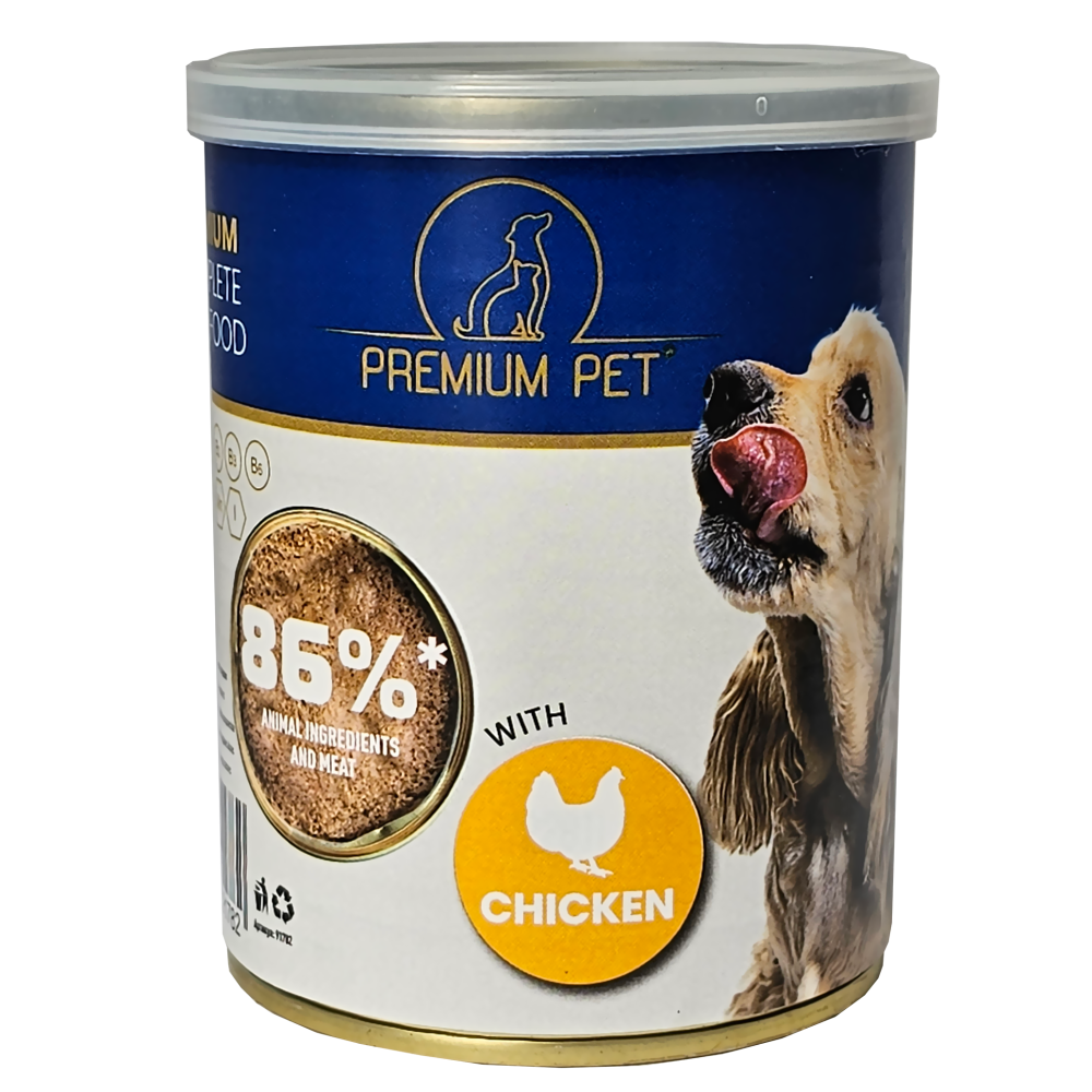 Premium Pet lihapasteet kanalihaga koeratoit 8x360g