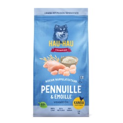 Hau Hau kana-riisi-kaer koeratoit kutsikatele 3kg