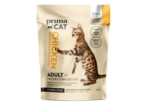 Prima Cat kassitoit kanalihaga steriliseeritud kassidele 4kg