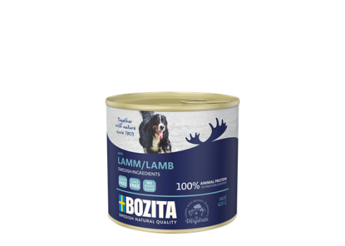 Bozita koeratoit Lamb 12x625g