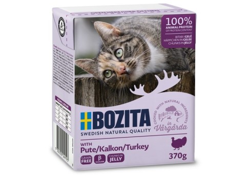 Bozita kassikonserv Turkey in Jelly 6x370g