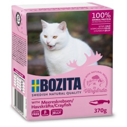 Bozita kassikonserv Crayfish in Jelly 6x370g